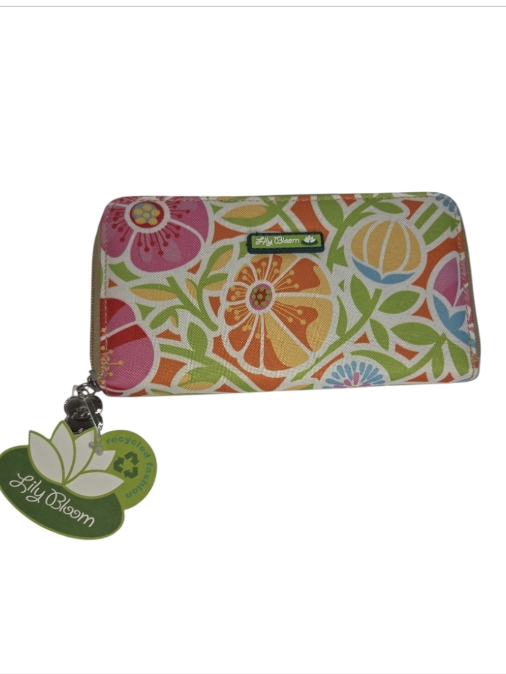 Lily Bloom Zip Around Karma Bloom Eco-Friendly Wallet NWT